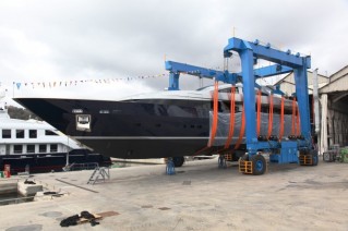 Motor Yacht Lucky Me at her launch